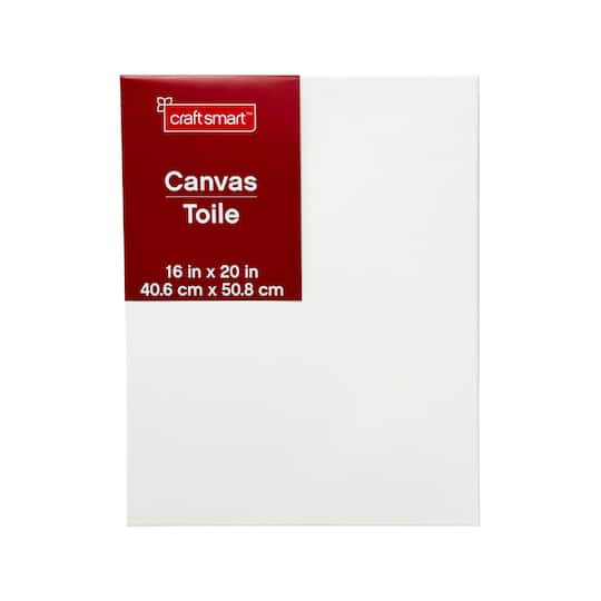 White Cotton Duck Canvas by Craft Smart